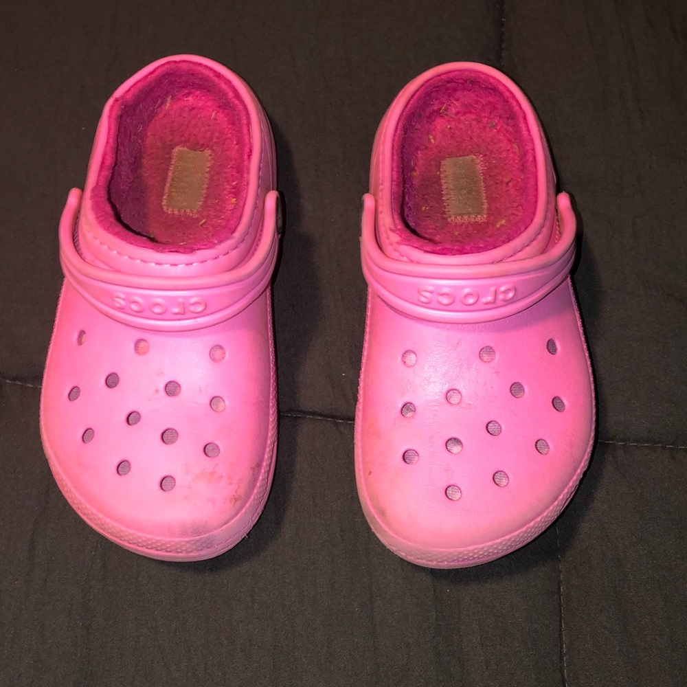Furry crocs